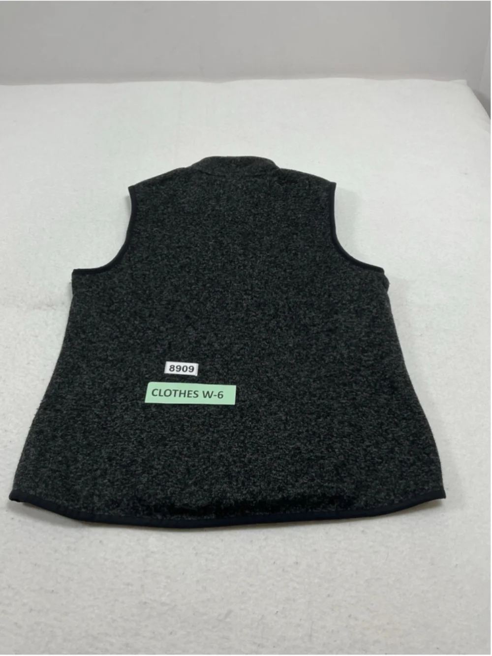 Womans Excellent Bass Fleece Vest Large Black Full Zip